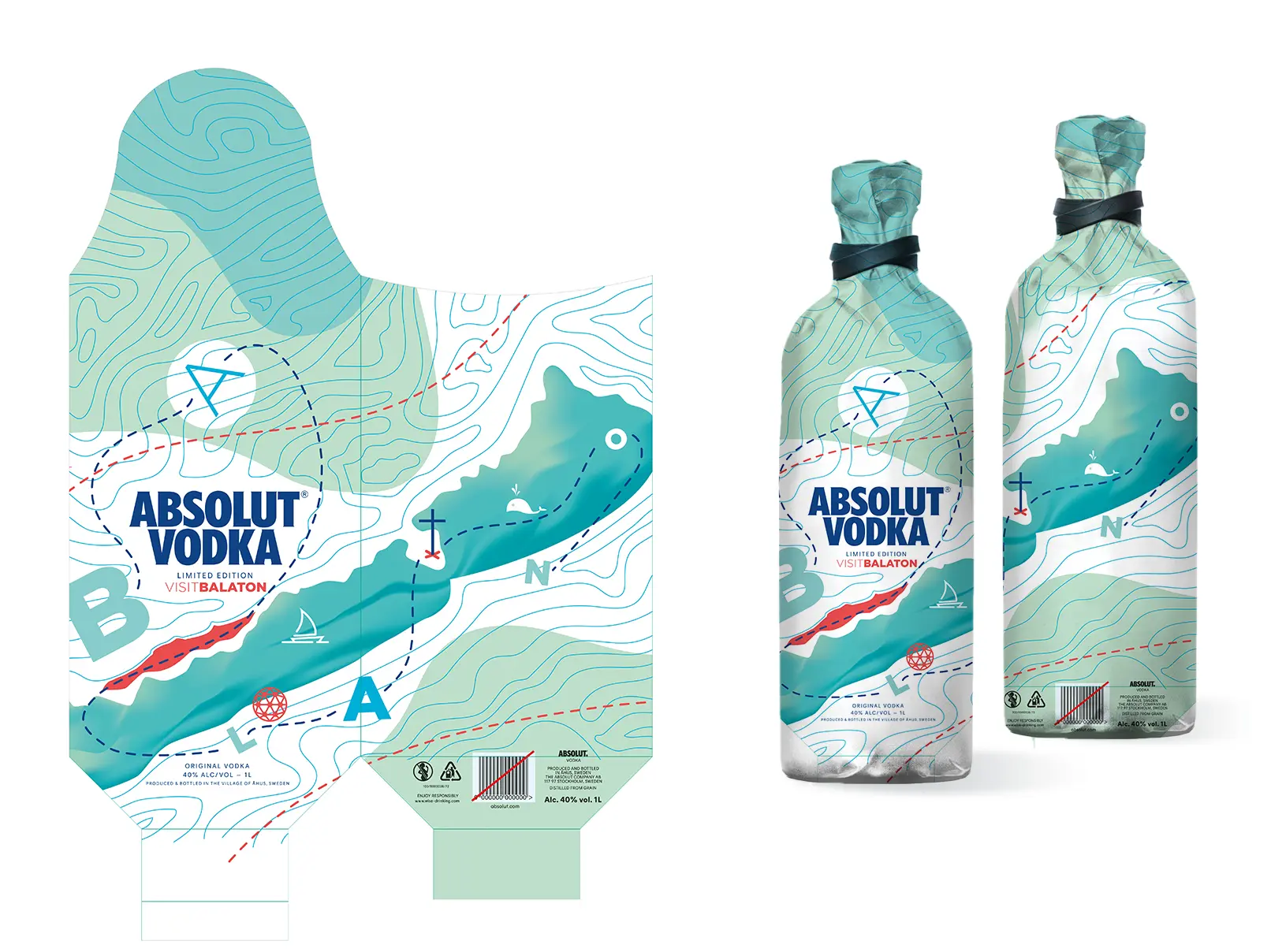 Absolut Vodka – csomagolás